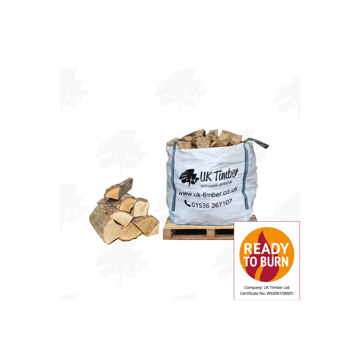 Large Bulk Bag of Kiln Dried Ash Firewood Large Bulk Bag of Kiln Dried Ash Firewood