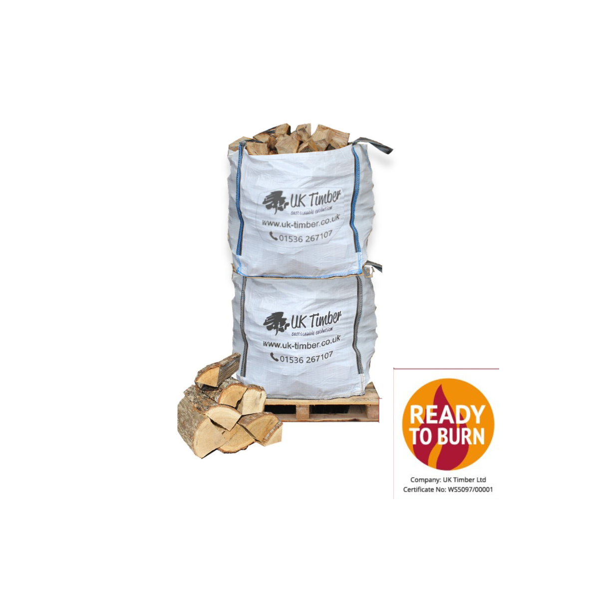 Large Bulk Bag of Kiln Dried Ash Firewood Large Bulk Bag of Kiln Dried Ash Firewood