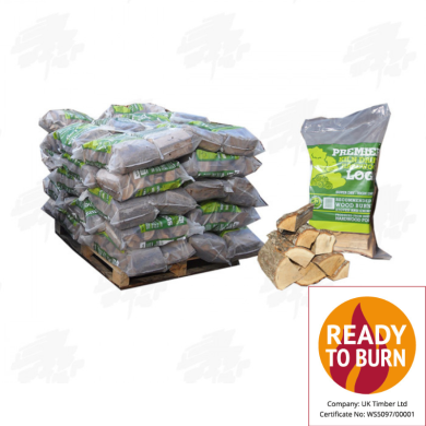 40 Bags of Premier Kiln Dried Hardwood Firewood 40 Bags of Premier Kiln Dried Hardwood Firewood