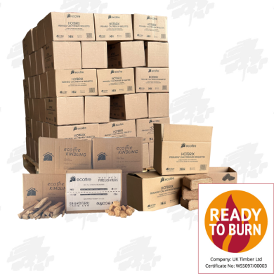 Ecofire HotBrix Briquettes 72 Box Package Ecofire HotBrix Briquettes 72 Box Package