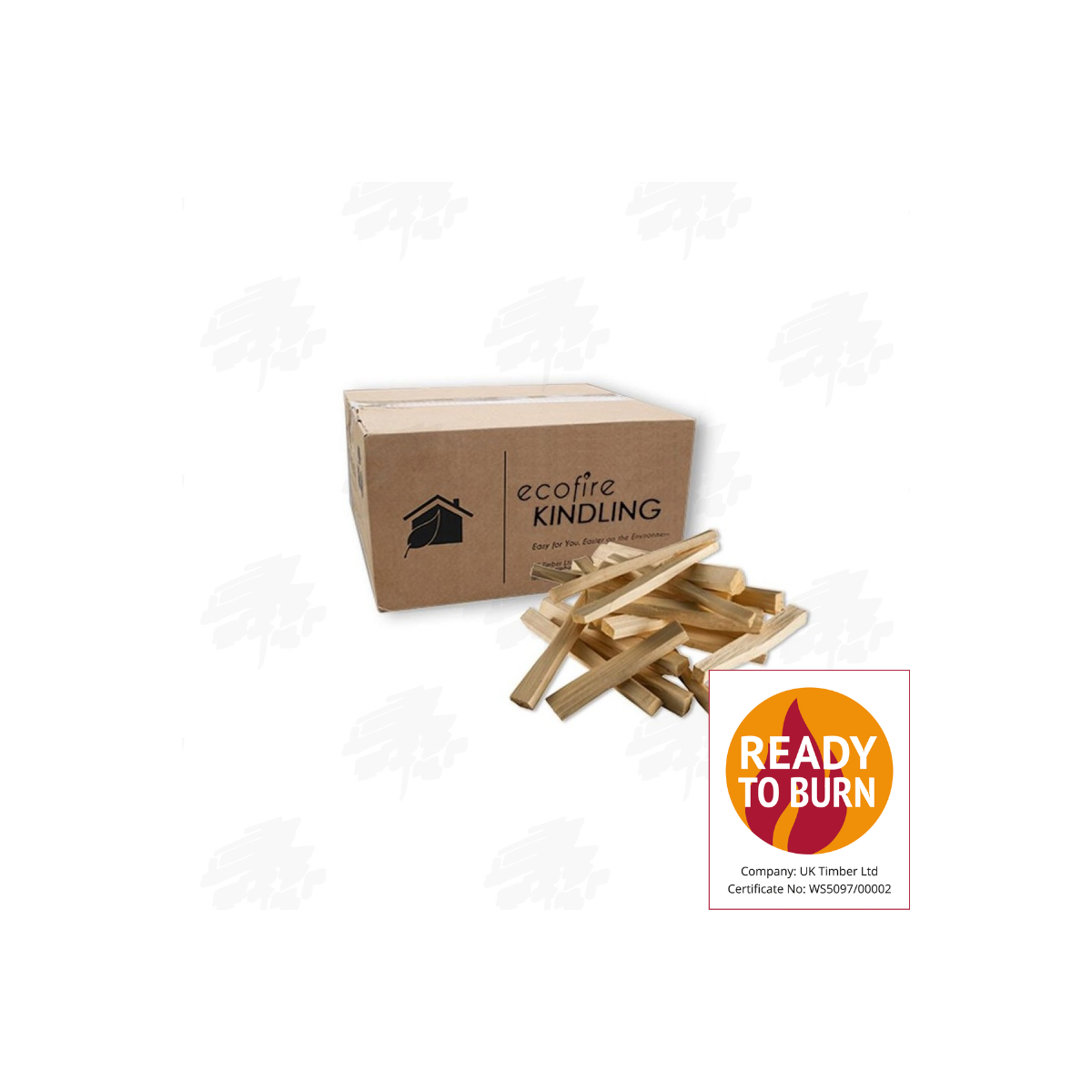 Single Box of Ecofire Nightrods  Buy Wood Briquettes Online from the  Experts at UK Timber