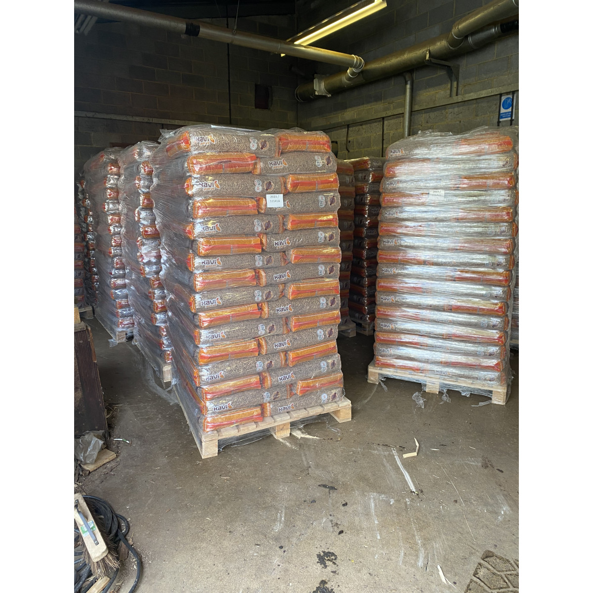 Pallet of 66 Wood Pellet Bags (Approx 1000KG)