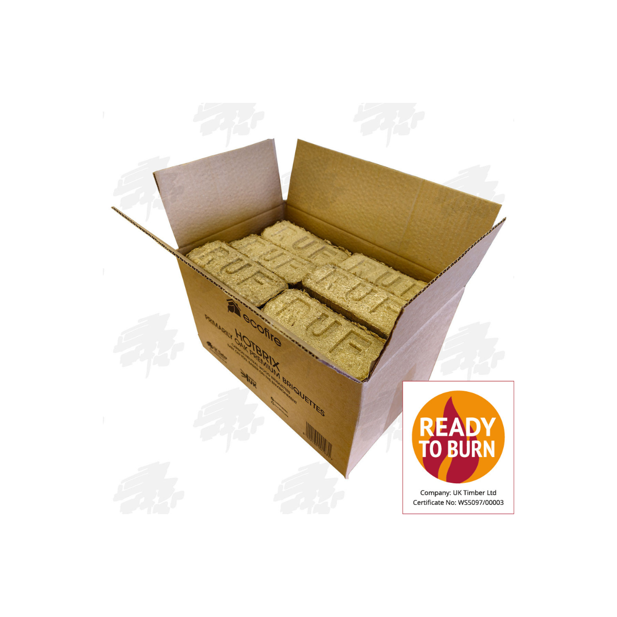 Ecofire Boxed HotBrix Hardwood Briquettes - FREE DELIVERY Ecofire Boxed HotBrix Hardwood Briquettes - FREE DELIVERY