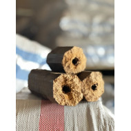 Sacks of BRITEBURN Hazelnut Shell Pini Kay Briquettes