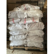 Sacks of BRITEBURN Hazelnut Shell Pini Kay Briquettes