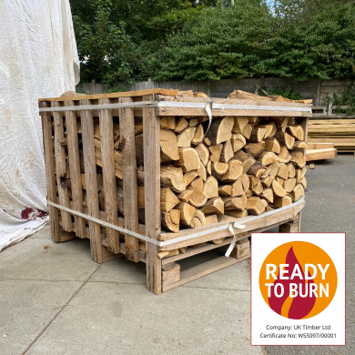 Crate of Kiln Dried Oak Hardwood Firewood Crate of Kiln Dried Oak Hardwood Firewood