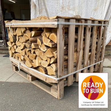 Crate of Kiln Dried Ash Hardwood Firewood Crate of Kiln Dried Ash Hardwood Firewood