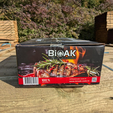 BioOak Hazelnut Shell Charcoal Briquettes