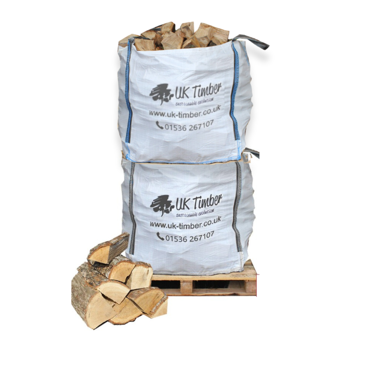 Large Bulk Bag of Kiln Dried British Larch/Douglas Fir Firewood Large Bulk Bag of Kiln Dried British Larch/Douglas Fir Firewood
