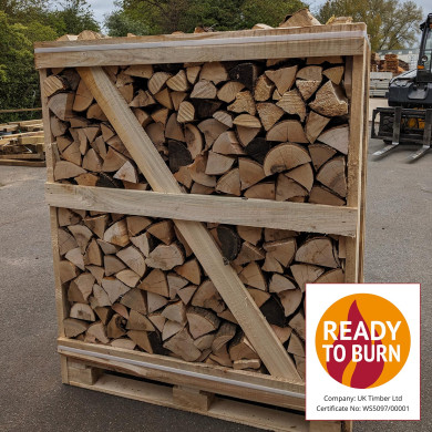 Crate of Kiln Dried Beech Hardwood Firewood Crate of Kiln Dried Beech Hardwood Firewood