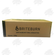 Sacks of BRITEBURN Hazelnut Shell Pini Kay Briquettes